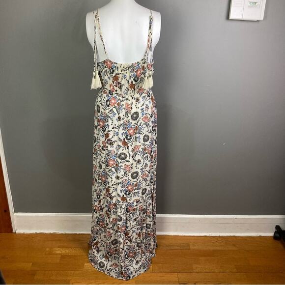 American Eagle Outfitters Dresses & Skirts - American Eagle maxi dress size small cottagecore halter tassels tiered milk maid